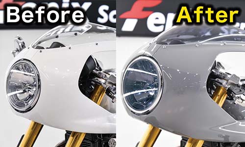 Headlight smoke protection is also available.