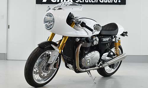 Triumph カラーラッピング Fenixカラープロテクション Before