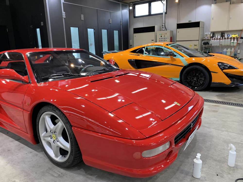 Ferrari F355 Fenix Scratch Guard ペイントプロテクションフィルム施工