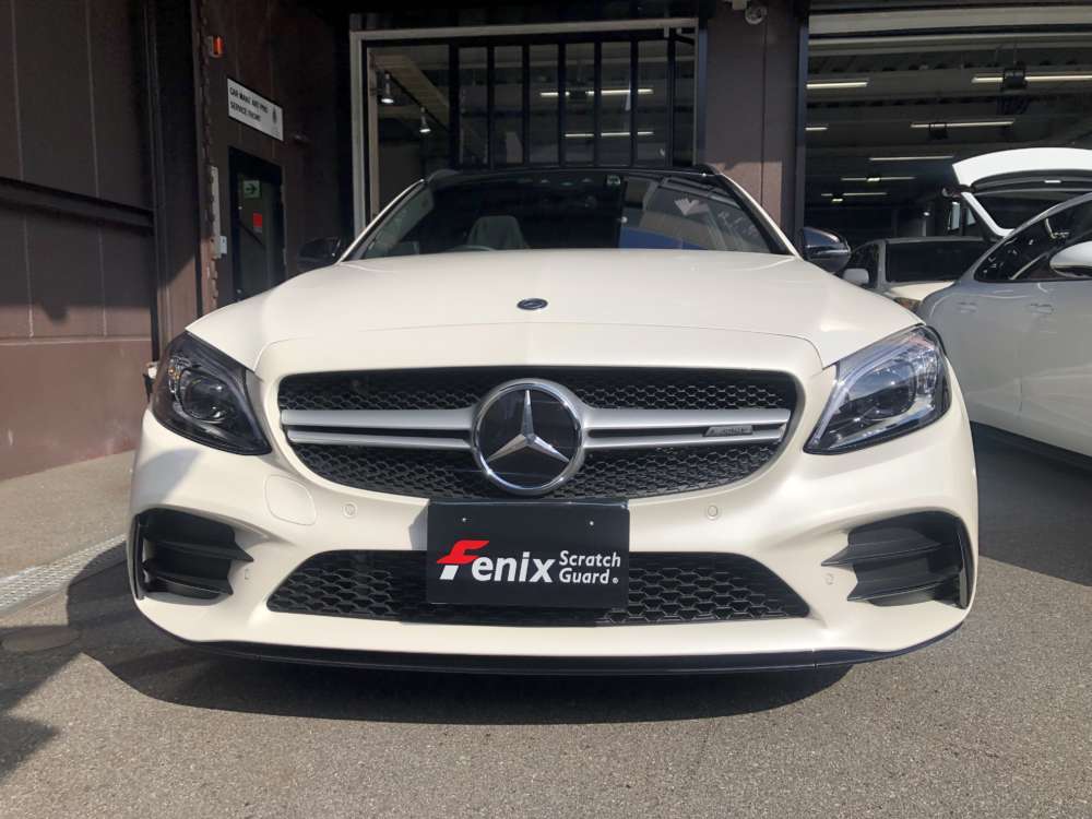 メルセデスベンツ C43 AMG Fenix Scratch Guard ペイントプロテクションフィルム施工