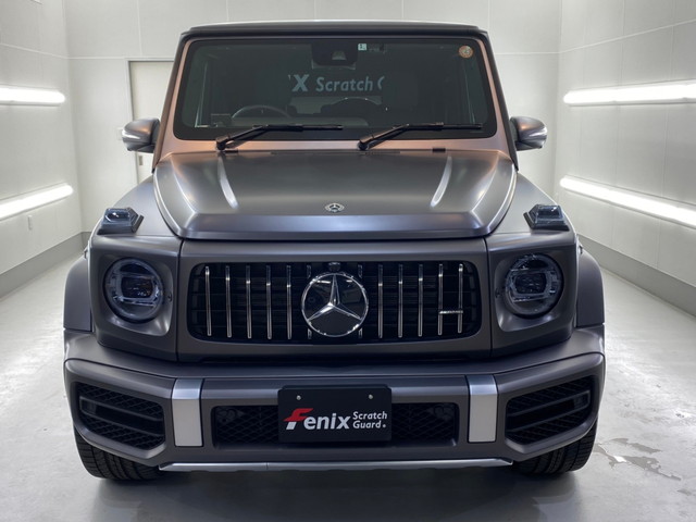 メルセデスベンツ AMG G63　フルラッピングプレミアムマットグレープロテクションフィルム施工事例