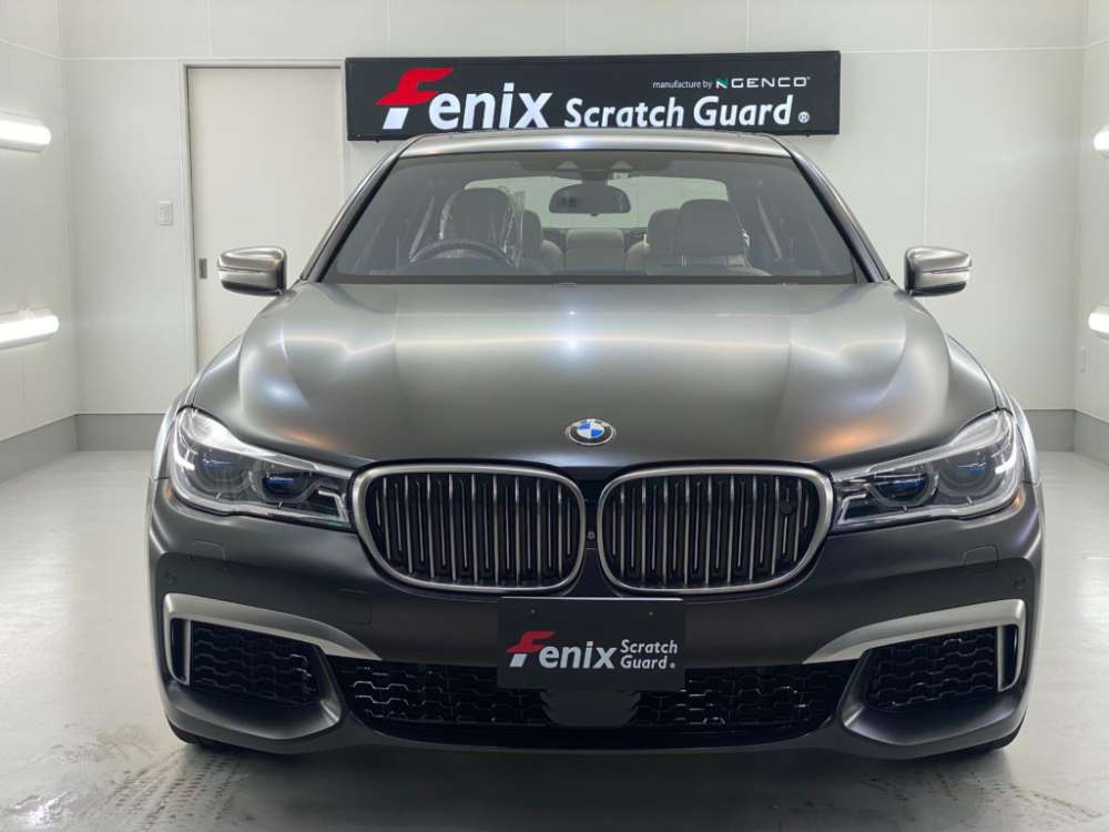 BMW 740iL クリアマットFenix Scratch Guard ペイントプロテクションフィルム施工